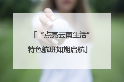 “点亮云南生活”特色航班如期启航