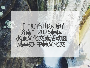 “好客山东 泉在济南”2025韩国水原文化交流活动圆满举办 中韩文化交流再添新彩