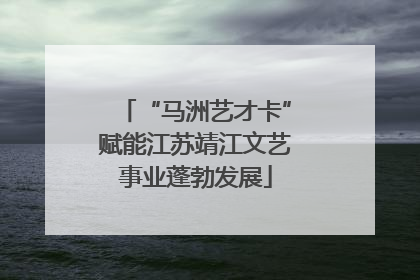 “马洲艺才卡”赋能江苏靖江文艺事业蓬勃发展