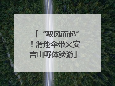 “驭风而起”！滑翔伞带火安吉山野体验游