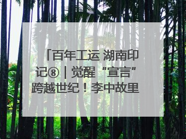 百年工运 湖南印记⑧｜觉醒“宣言”跨越世纪！李中故里的红色陈列