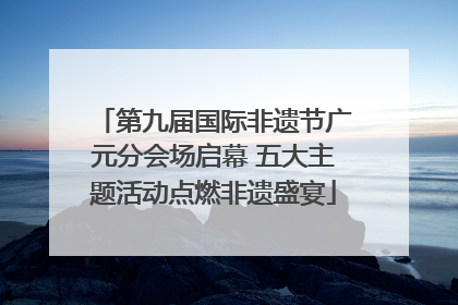 第九届国际非遗节广元分会场启幕 五大主题活动点燃非遗盛宴