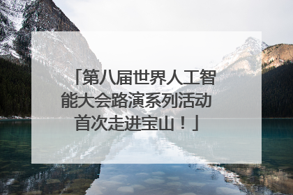 第八届世界人工智能大会路演系列活动首次走进宝山！