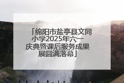 绵阳市盐亭县文同小学2025年六一庆典暨课后服务成果展圆满落幕