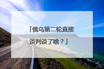 俄乌第二轮直接谈判谈了啥？