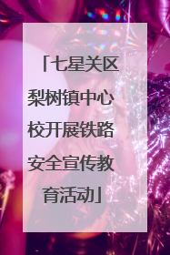 七星关区梨树镇中心校开展铁路安全宣传教育活动