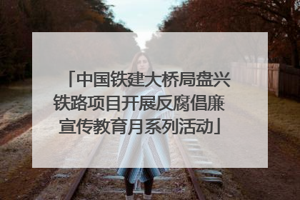 中国铁建大桥局盘兴铁路项目开展反腐倡廉宣传教育月系列活动