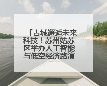 古城邂逅未来科技！苏州姑苏区举办人工智能与低空经济路演对接活动