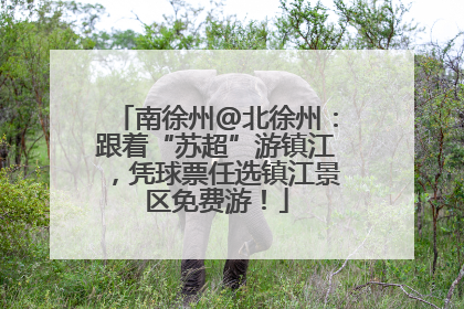 南徐州@北徐州：跟着“苏超”游镇江，凭球票任选镇江景区免费游！
