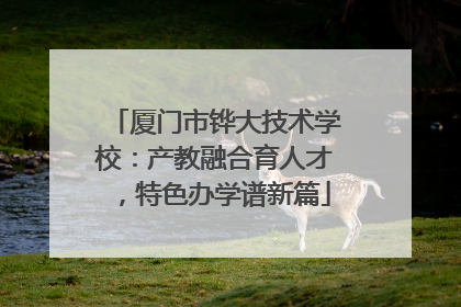 厦门市铧大技术学校：产教融合育人才，特色办学谱新篇