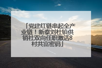 党建红链串起全产业链！新泰刘杜镇供销社双向任职激活8村共富密码