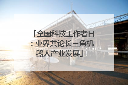 全国科技工作者日：业界共论长三角机器人产业发展