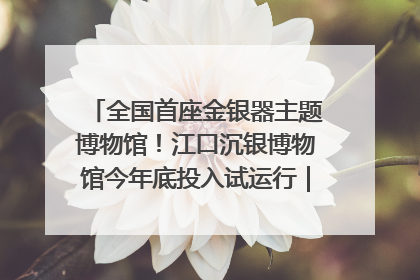 全国首座金银器主题博物馆！江口沉银博物馆今年底投入试运行｜万千气象看四川
