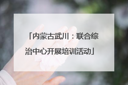 内蒙古武川：联合综治中心开展培训活动
