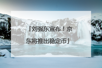 刘强东宣布！京东将推出稳定币