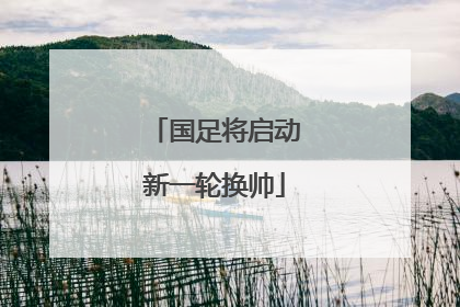 国足将启动新一轮换帅