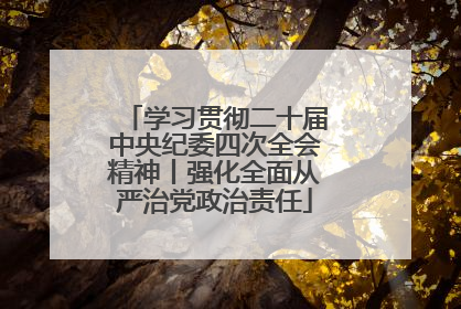 学习贯彻二十届中央纪委四次全会精神丨强化全面从严治党政治责任