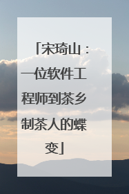 宋琦山：一位软件工程师到茶乡制茶人的蝶变