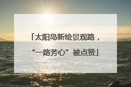 太阳岛新绘景观路，“一路芳心”被点赞