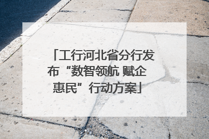工行河北省分行发布“数智领航 赋企惠民”行动方案