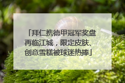 拜仁携德甲冠军奖盘再临江城，限定皮肤、创意雪糕被球迷热捧