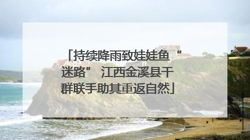 持续降雨致娃娃鱼“迷路” 江西金溪县干群联手助其重返自然