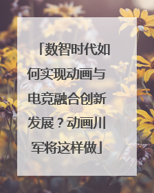 数智时代如何实现动画与电竞融合创新发展？动画川军将这样做