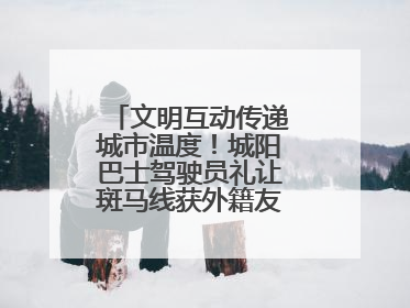 文明互动传递城市温度！城阳巴士驾驶员礼让斑马线获外籍友人鞠躬致谢
