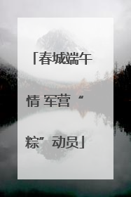 春城端午情 军营“粽”动员