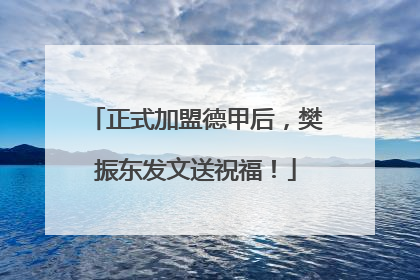 正式加盟德甲后，樊振东发文送祝福！