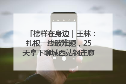 榜样在身边｜王林：扎根一线破难题，25天拿下聊城西站钢连廊“硬核”工程