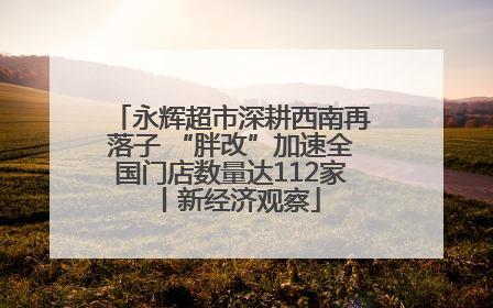 永辉超市深耕西南再落子 “胖改”加速全国门店数量达112家丨新经济观察