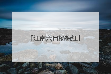 江南六月杨梅红