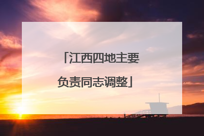 江西四地主要负责同志调整
