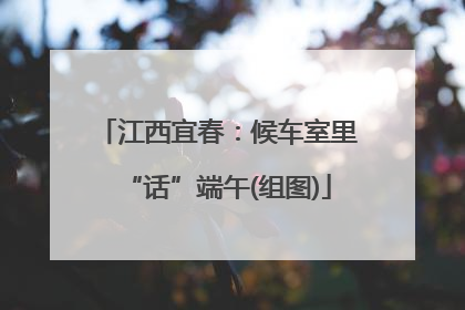 江西宜春：候车室里“话”端午(组图)