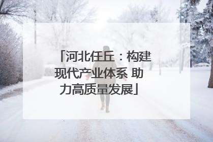 河北任丘：构建现代产业体系 助力高质量发展