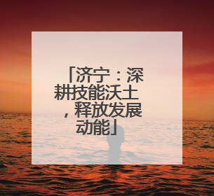 济宁：深耕技能沃土，释放发展动能