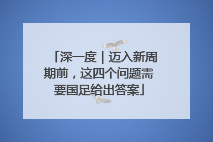 深一度｜迈入新周期前，这四个问题需要国足给出答案