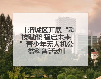 渭城区开展“科技赋能 智启未来”青少年无人机公益科普活动