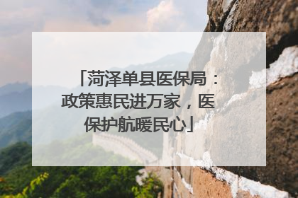 菏泽单县医保局：政策惠民进万家，医保护航暖民心