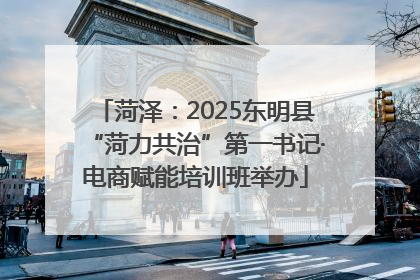 菏泽：2025东明县“菏力共治”第一书记·电商赋能培训班举办
