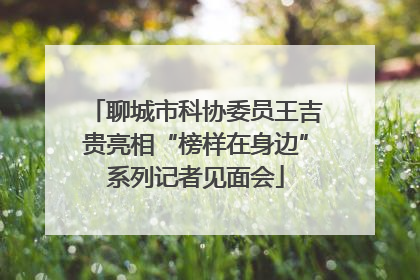 聊城市科协委员王吉贵亮相“榜样在身边”系列记者见面会