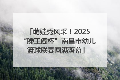 萌娃秀风采！2025“滕王阁杯”南昌市幼儿篮球联赛圆满落幕
