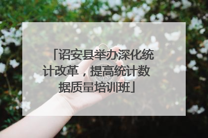 诏安县举办深化统计改革，提高统计数据质量培训班