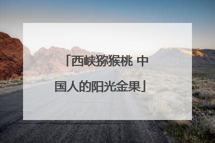 西峡猕猴桃 中国人的阳光金果