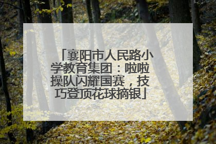 襄阳市人民路小学教育集团：啦啦操队闪耀国赛，技巧登顶花球摘银