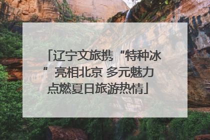 辽宁文旅携“特种冰”亮相北京 多元魅力点燃夏日旅游热情