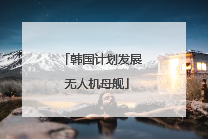 韩国计划发展无人机母舰