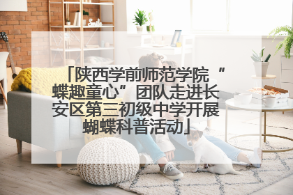 陕西学前师范学院“蝶趣童心”团队走进长安区第三初级中学开展蝴蝶科普活动