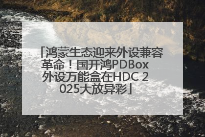 鸿蒙生态迎来外设兼容革命！国开鸿PDBox外设万能盒在HDC 2025大放异彩